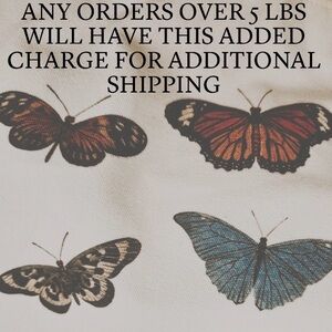 Added shipping over 5 pounds!